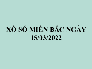 Xổ số miền bắc hôm nay
